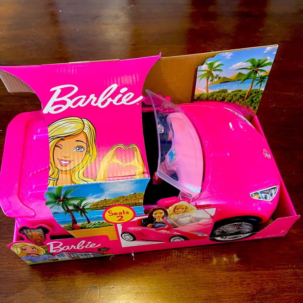 Pink Barbie Two-Seater Sports Car